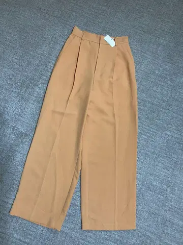 시루무린 테이퍼드 팬츠 오렌지 새상품 택 포함 S