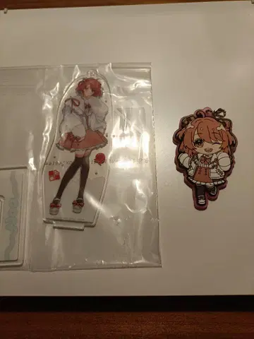 컬러풀 피치 제일복권 노아님 아크릴 스탠드 & 러버 참 세트