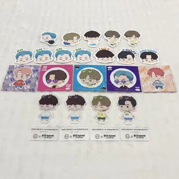 스시로 BTS Island 인더섬 피크 스티커 아크릴 스탠드