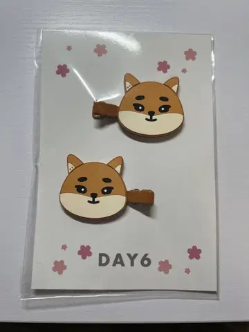 day6 데니멀즈 헤어 클립 KE