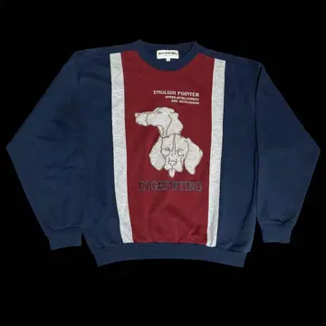 vintage dog sweat shirt 개 이누 맨투맨