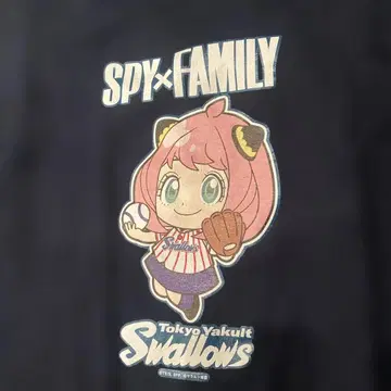 SPY x FAMILY 도쿄 야쿠르트 스왈로스 T셔츠 아냐 130cm