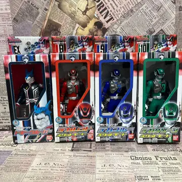 특수전대 데카레인저 피규어 4체 세트