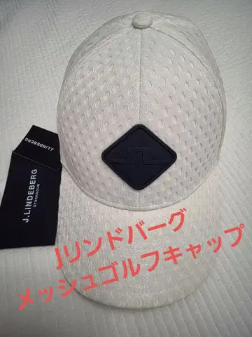 J.Lindeberg 메쉬 캡 화이트