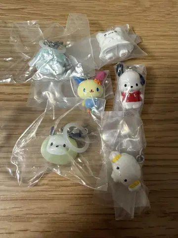 산리오 메지루시 액세서리 6개 세트