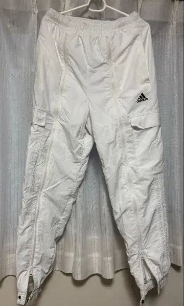 adidas 화이트 카고 팬츠 L