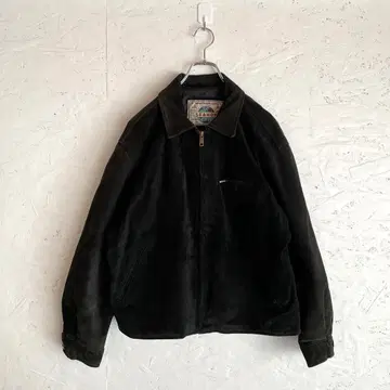 구제 의류 90'sVintage 올 가죽 스포츠 자켓 블루종 스윙탑