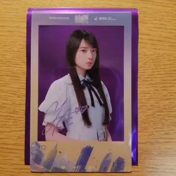 노기자카46 신참자 야타 모에카 폴라로이드 클리어 카드