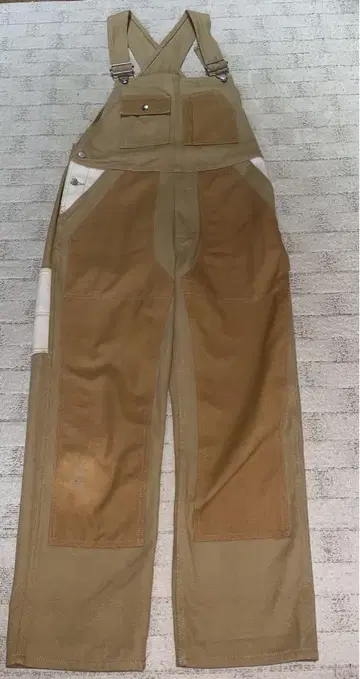 XLARGE 베이지 오버롤 M 사이즈