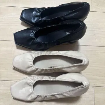 하이힐 펌프스 2세트 블랙 베이지