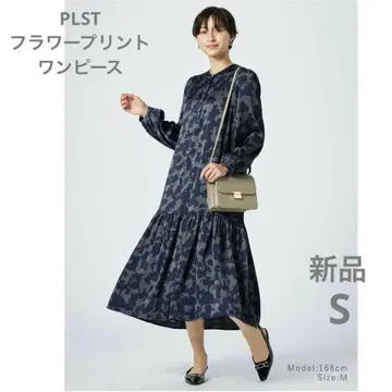 플라스테 플라워 프린트 원피스