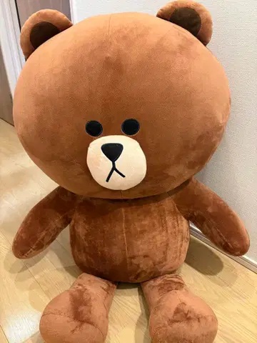 초레어! LINE FRIENDS 110cm 봉제 인형 브라운