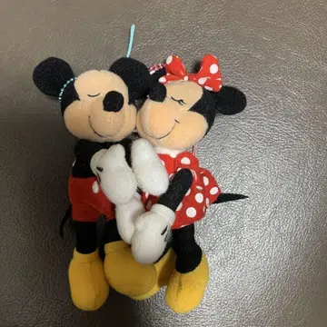 HAPPY HUG 미키&미니 봉제 인형 키링