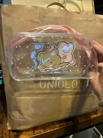 P마루님 굿즈 투명 파우치