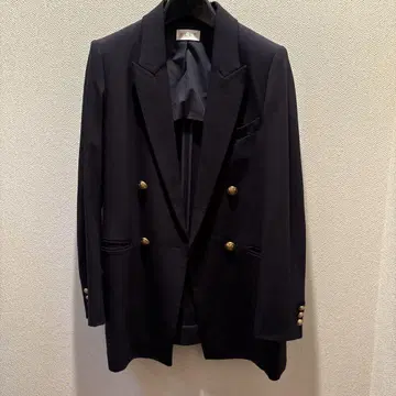 PLST 더블 골드 버튼 자켓