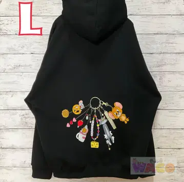 톰과 제리 여성용 후드티 키링 타피 애니메이션 속기모