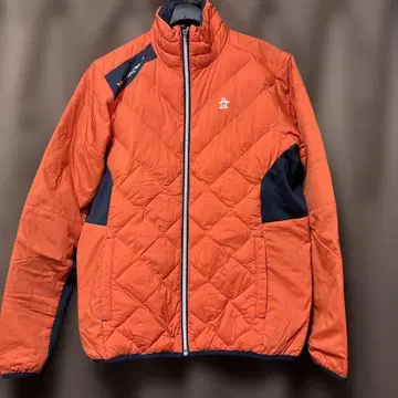 Munsingwear 오렌지 퀼팅 자켓 남성용 M