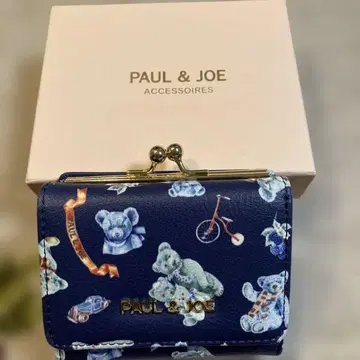 PAUL & JOE 폴앤조 곰 무늬 3단 폴더형 지갑