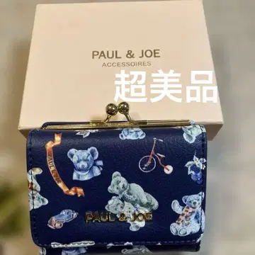 PAUL & JOE 폴앤조 곰 무늬 3단 폴더형 지갑