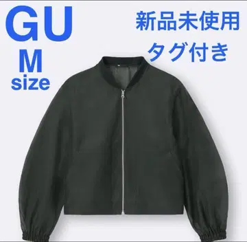 미사용 새상품 택 포함 GU 시어 블루종 M 사이즈 블랙