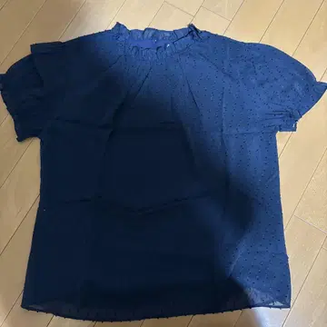Brooks Brothers 네이비 도트 무늬 블라우스 사이즈 8