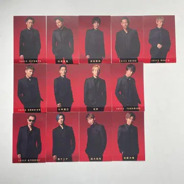 EXILE 멤버 카드 세트 13장