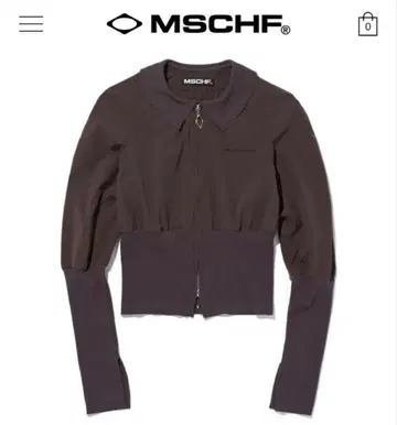 Mischief 다크 브라운 긴팔 상의