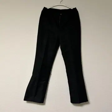 블랙 슬랙스 플레어 핏