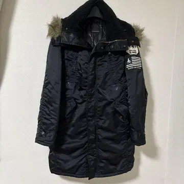 HYSTERIC GLAMOUR 블랙 모즈 코트