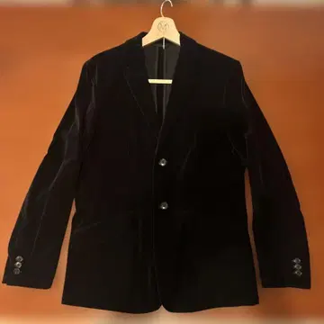 빔즈 코튼 벨벳 자켓 블랙