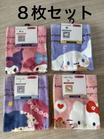 캐릭터 산리오 키티 핸드 타월 묶음 판매