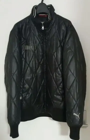 푸마 블랙 충전솜 퀼팅 자켓