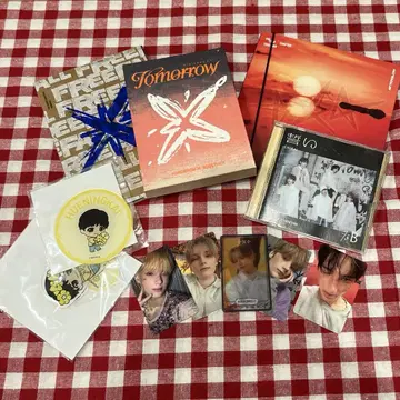 txt 휴닝카이 앨범 트레이딩 카드 아크릴 스탠드 코스터