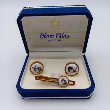 오쿠라 도엔 Okura China 커프스 넥타이핀