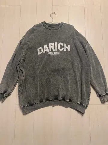 DARICH 그레이 맨투맨 트레이닝복 FREE SIZE