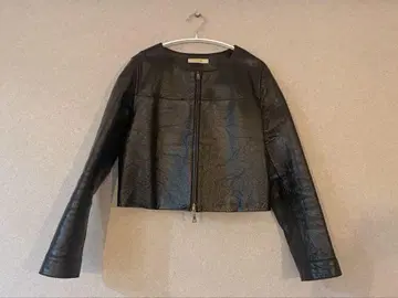 DESPRES 가죽 노카라 자켓
