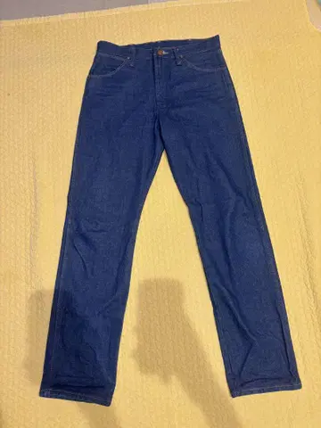 Wrangler 다크 블루 슬림 핏 데님