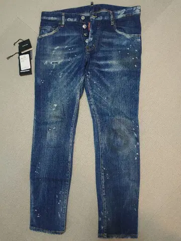 DSQUARED2 SKATER JEAN 데미지 가공 페인트 스트레치 46