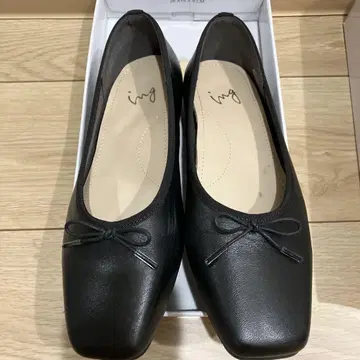 모드 에 자코모 ing 리본 포함 블랙 발레 슈즈 새상품급
