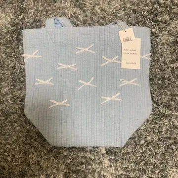 새상품 신상 gypsohila 리본 백 classbag 아이스 블루