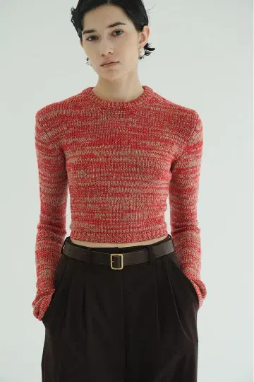 CLANE COTTON SHORT KNIT TOPS