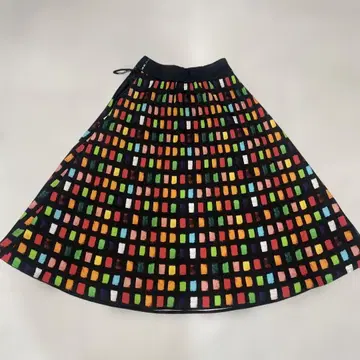 컬러풀 플레어 스커트