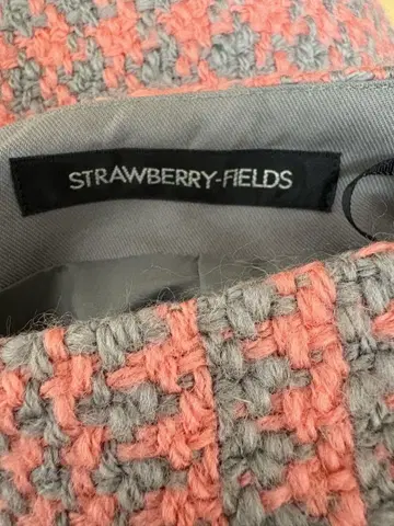STRAWBERRY-FIELDS 타이트 스커트 핑크 그레이
