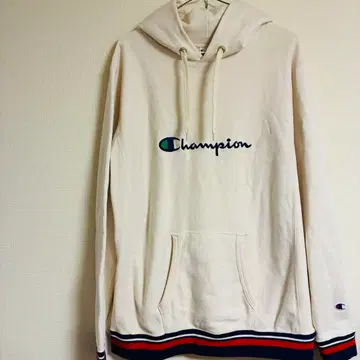 [ 스테디셀러 ] Champion REVERSE WEAVE 후드티 크림색
