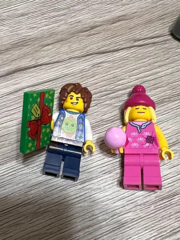 LEGO 미니 피규어 겨울 니트 모자 남아 여아 새상품