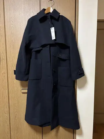 [ GU x rokh ] 2피스 코트 (네이비)