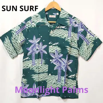 미사용 SUN SURF MOONLIGHT PALMS 알로하 M 토요