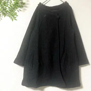 KT 키요코 타카세 크루넥 볼레로 A라인 9호 포켓 포함 모 100%