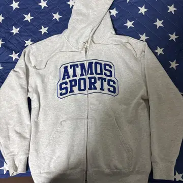atmos 로고 지퍼 후드티 zip logo