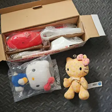 헬로키티 스티머와 봉제 인형 세트